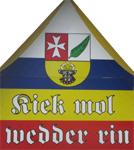Kiek mol wedder rin - Wappen Mirow